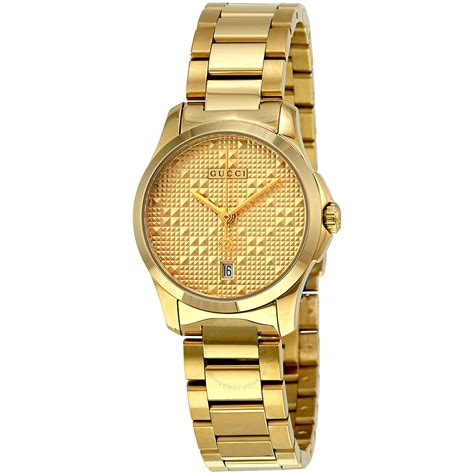 womens gold gucci watch|stainless steel gucci ladies watches.